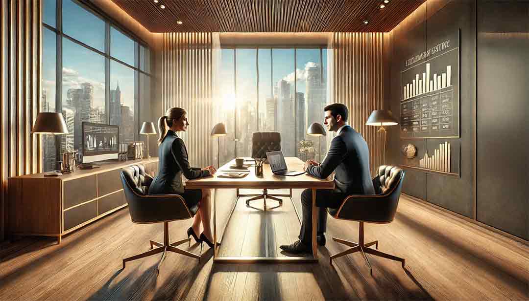 Business Finance Meeting Exploring Opportunities